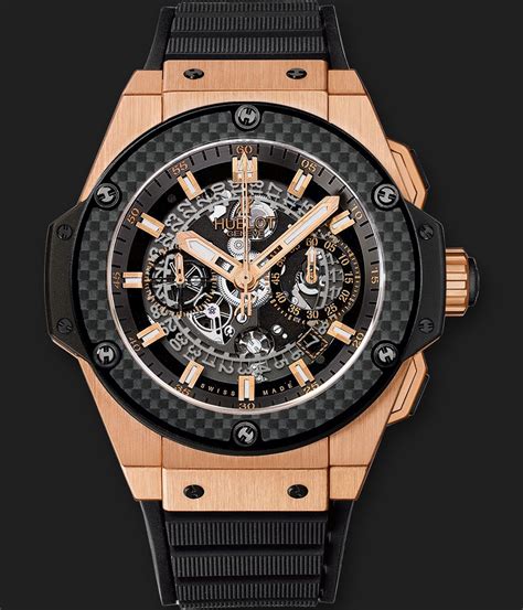 hublot unico carbon gold